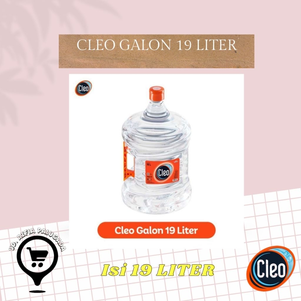 CLEO GALON 19 LITER (GALON+ISI)