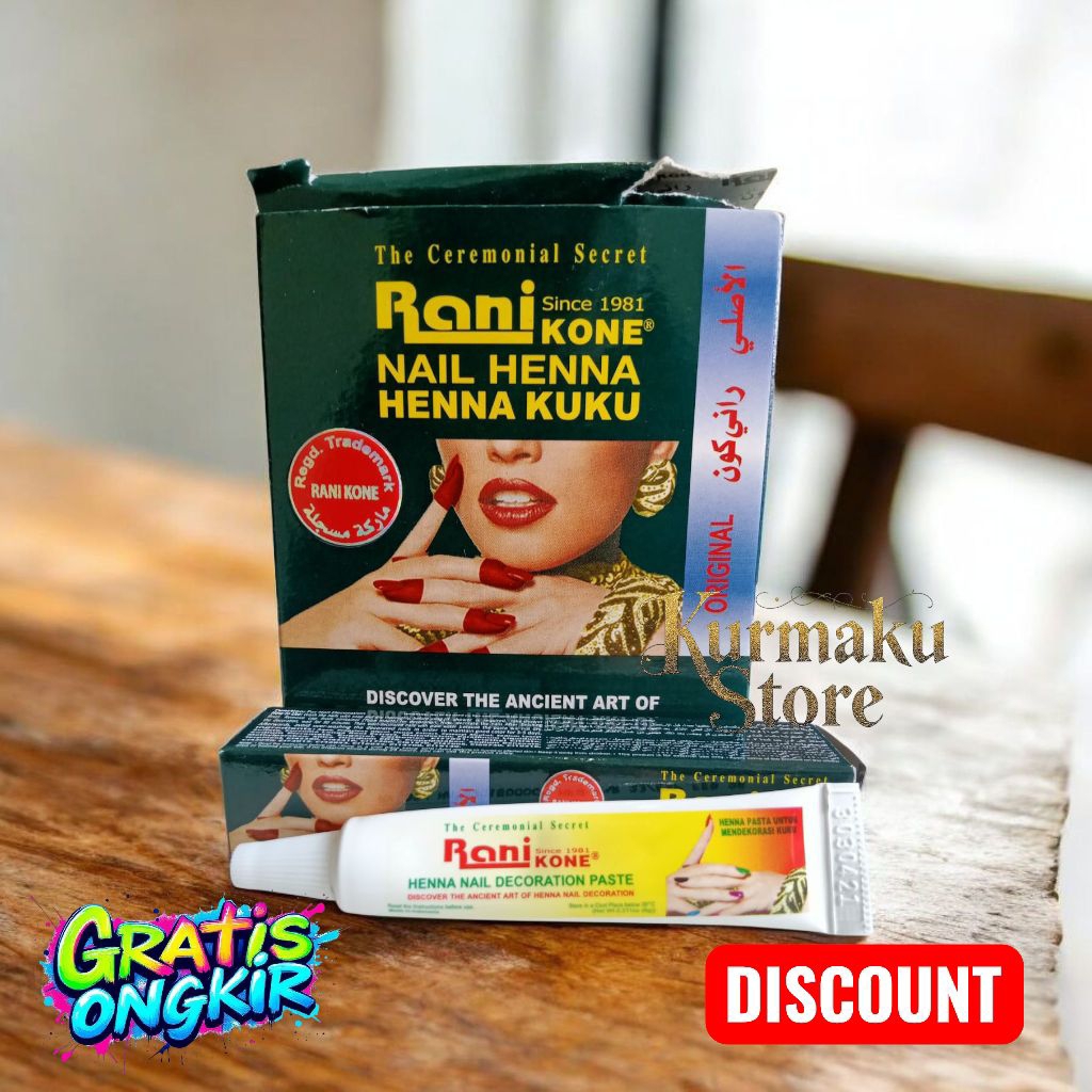 Henna kuku RANI/Rani Henna Original Saudi 12 Pcs(1lusin)