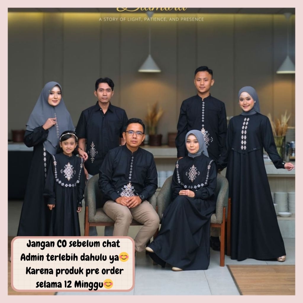 Diamora sarimbit lebaran 2026 by Azamka OPEN PRE ORDER (READY FEBRUARI 2026) Gamis koko anak dewasa 