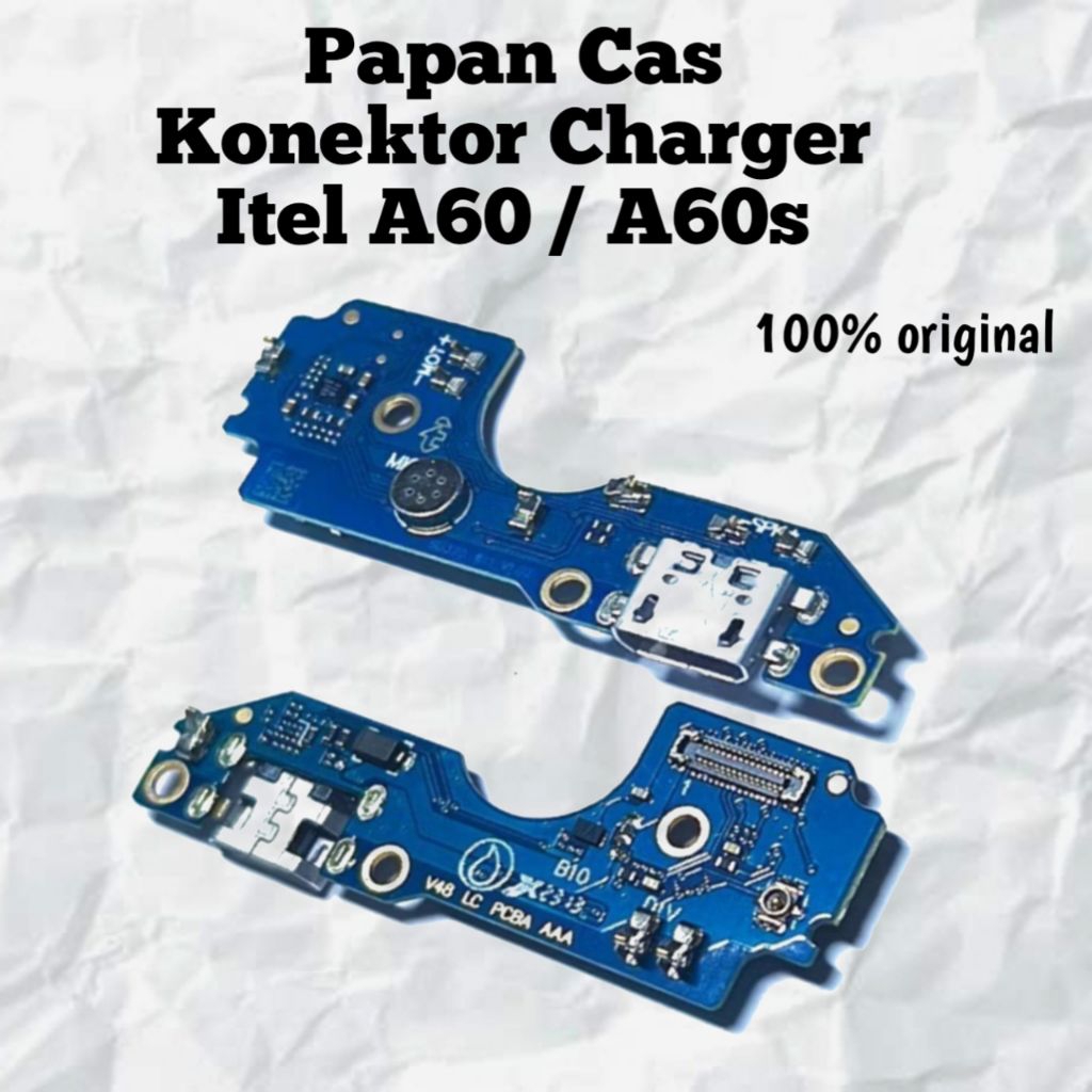 PAPAN CHARGER KONEKTOR PCB ITEL A60 / ITEL A60S CON CAS +MIC PAPAN CAS ITEL A60