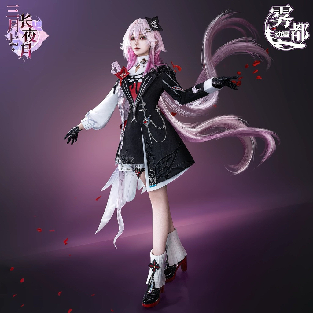 NEW Evernight + Wig Manwu Honkai Star Rail HSR Costume Cosplay READY