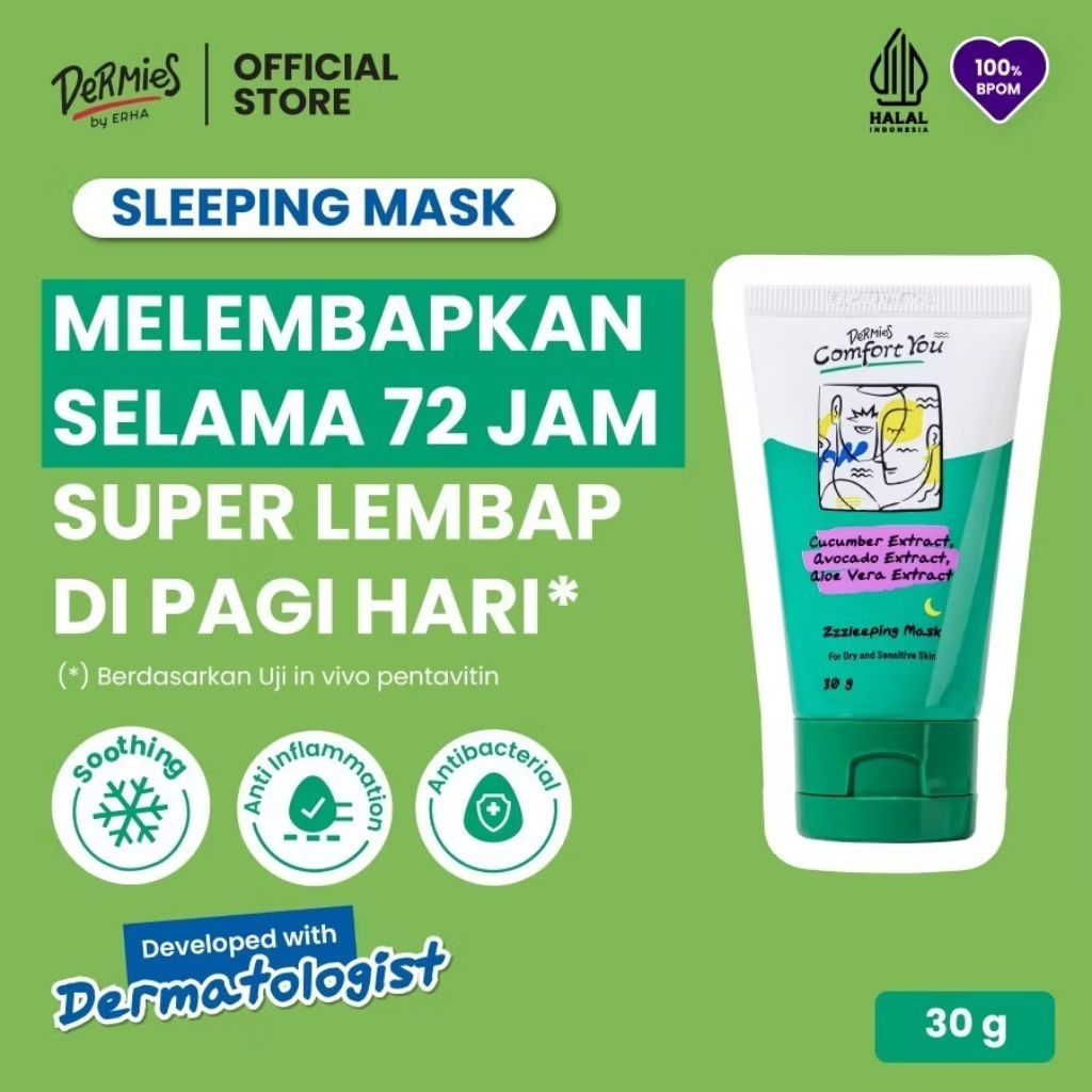 Sleeping mask dermies