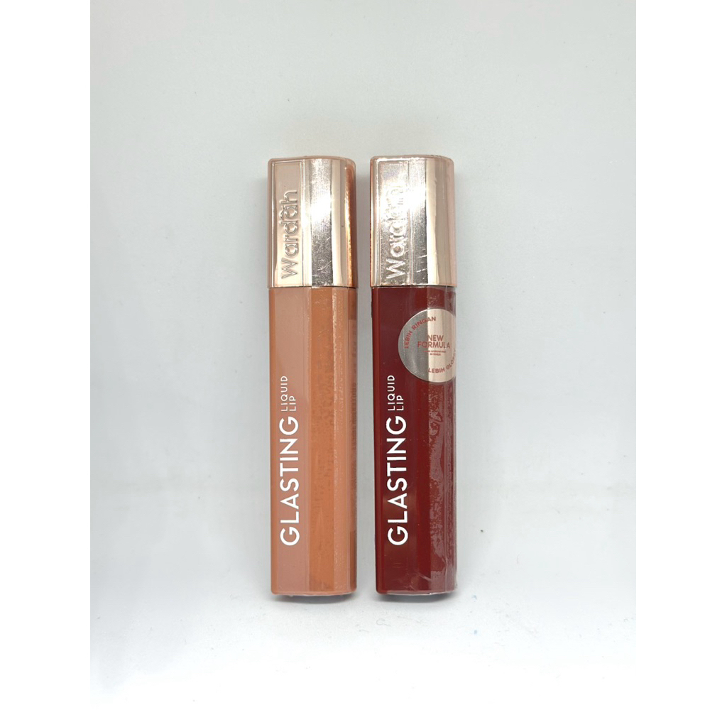 [ORIGINAL] WARDAH Ombre Glasting Liquid Lip - 01 Caramel Coat GET 06 Ruby Sparks