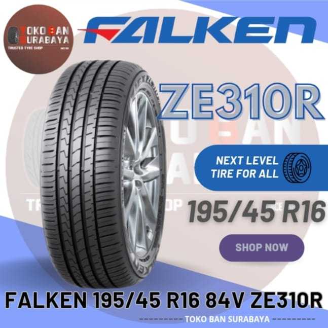Ban FALKEN 195/45R16 ZE310R 195/45/16 19545R16 195/45-16 19545 195/45 R16 R 16 ZE 310R 310 R