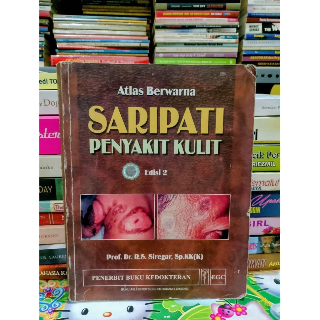 BUKU ATLAS BERWARNA SARIPATI PENYAKIT KULIT (ORIGINAL)