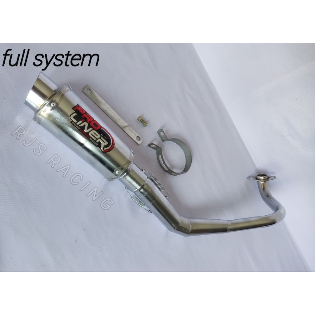Knalpot Racing Full System Inlet 45 mm untuk Beat Vario Mio