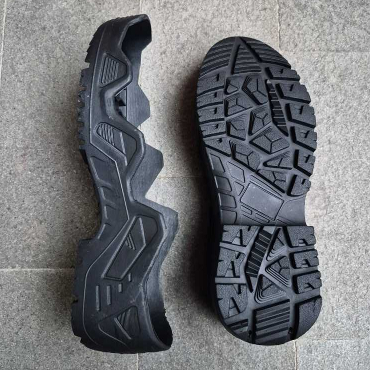 Outsole sepatu pdl model terbaru bahan karet mentah anti slip outsole sepatu safety boots