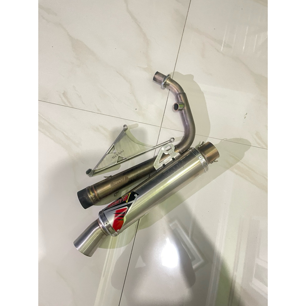 knalpot vespa sprint matic iget