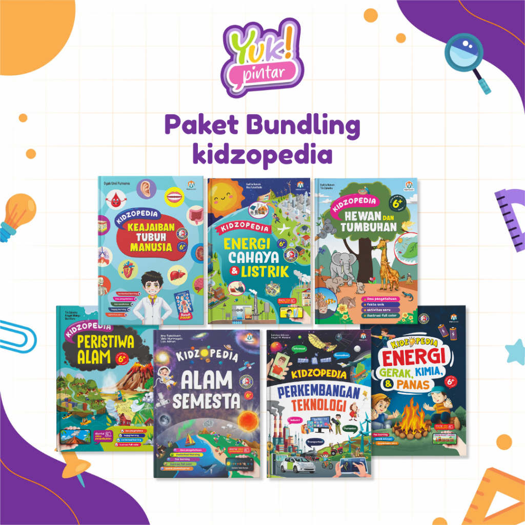 Ziyadbooks Official buku ensiklopedia anak Kidzopedia Hewan dan Tumbuhan bacaan pengetahuan anak tk