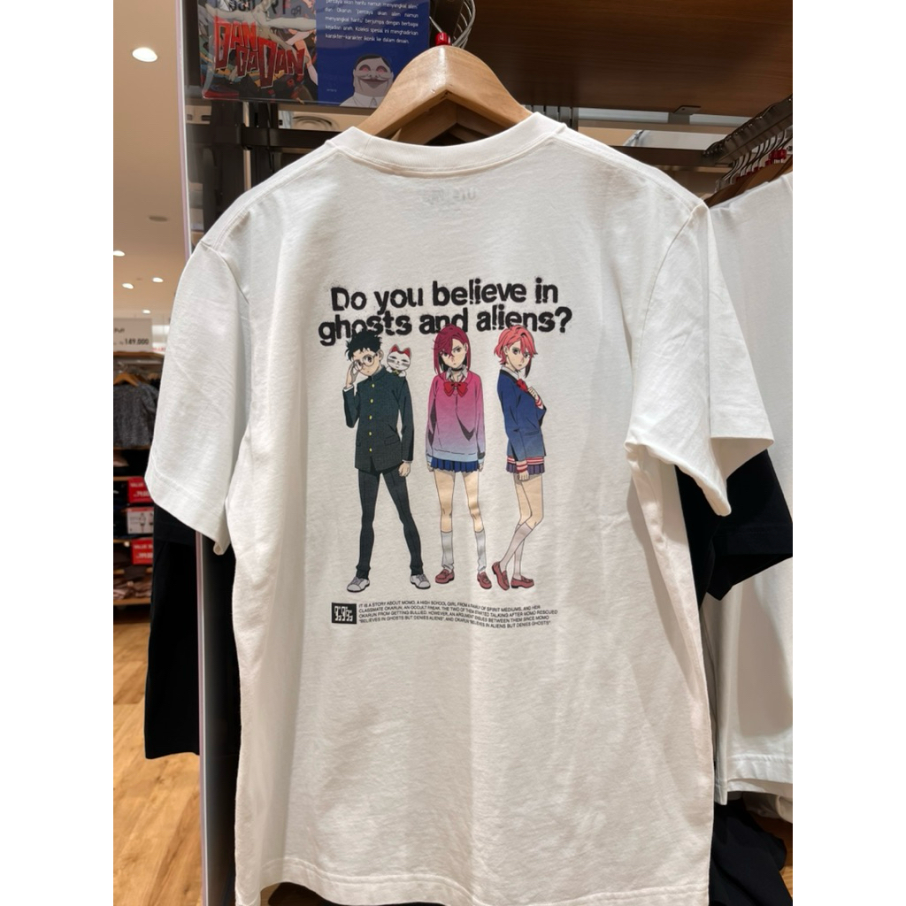 KAOS T-SHIRT UNIQLO EDISI ANIME DANDADAN