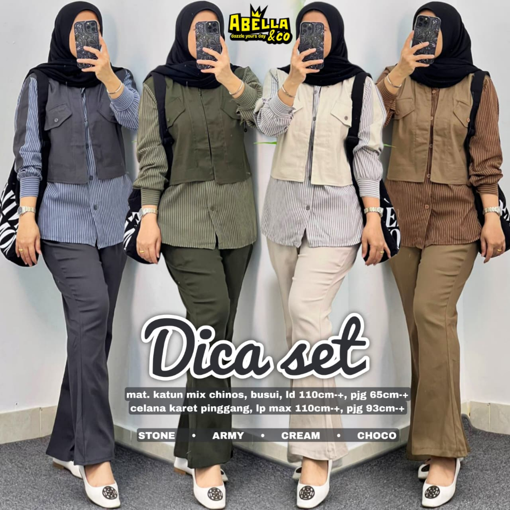 Pakaian Wanita HQ DICA SET From AbELLA FASHION STORE