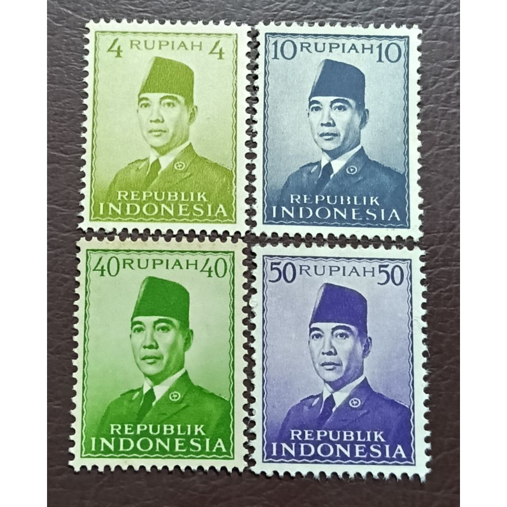 Prangko Jadul Indonesia Presiden Soekarno 1951