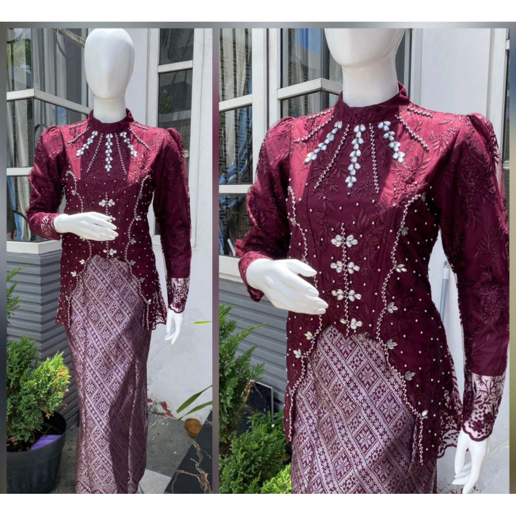 Terbaru kebaya payet mewah, kebaya wisuda, kebaya lamaran
