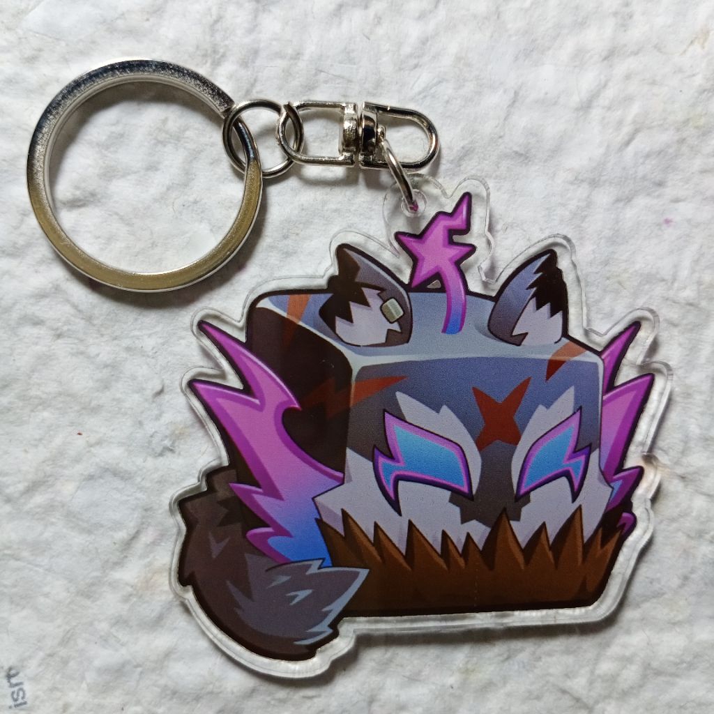 ganci WEREWOLF Tiger Mythical Blox Fruits keychain gantungan kunci Blox Fruit