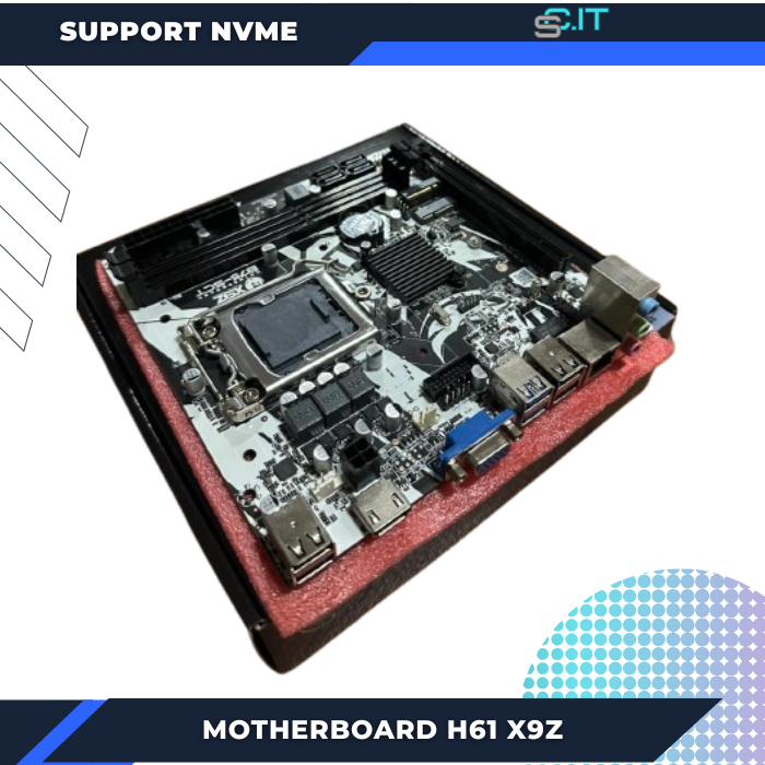 BULLDOZER MOTHERBOARD H61 NVME LGA 1155 DDR3 MOBO H61