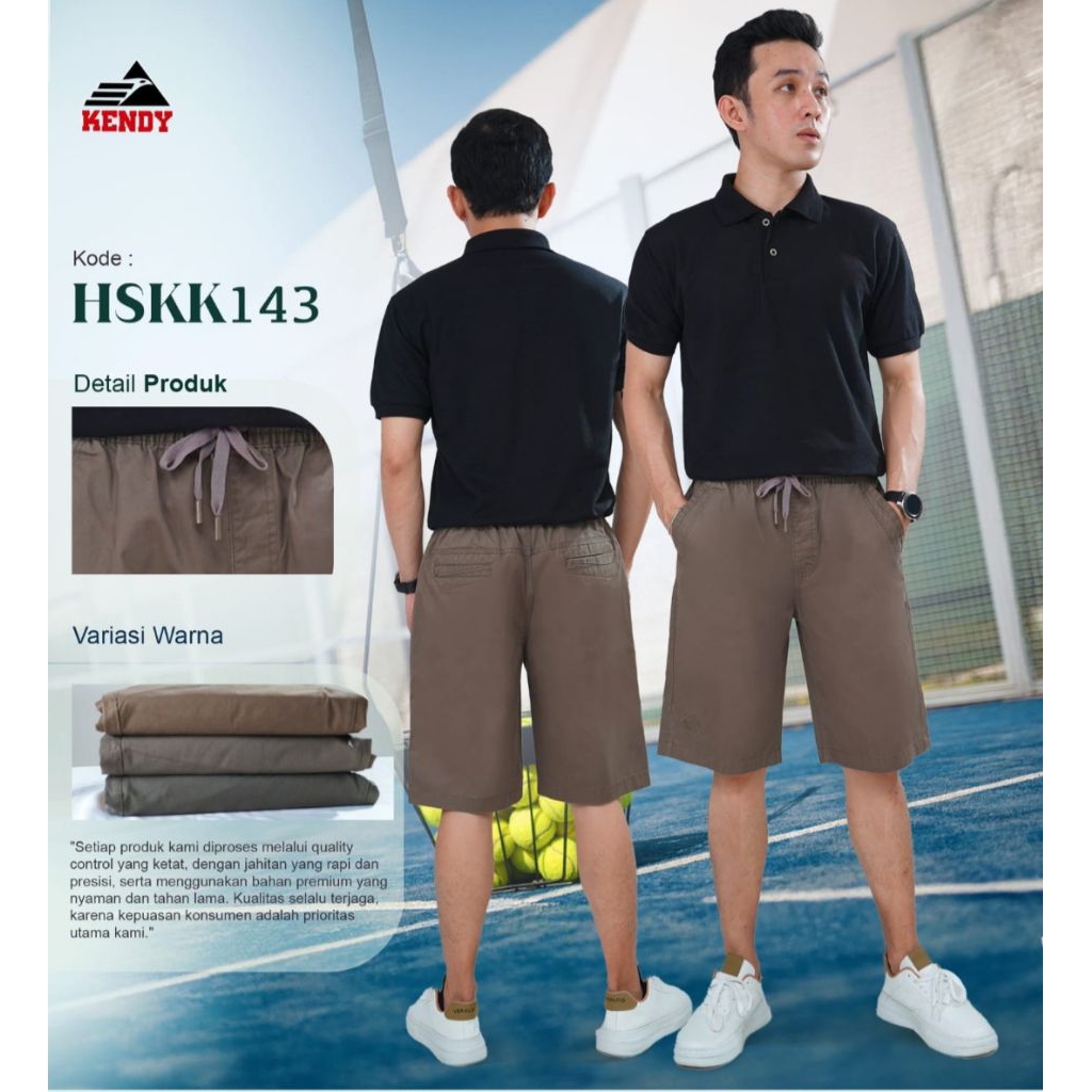 Celana Kendy pendek pinggang karet | Celana kendy