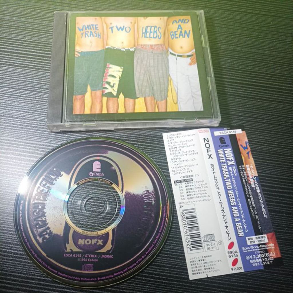 CD NOFX - WHITE TRASH, TWO HEEBS AND A BEAN / JAPANESE RELEASES