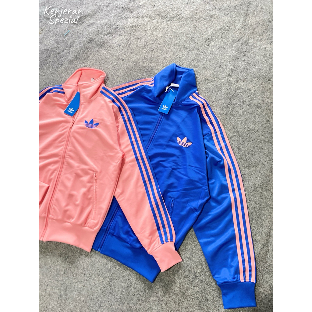 Tracktop Adidas Firebird Blue Pink BNWT Original Sekarang