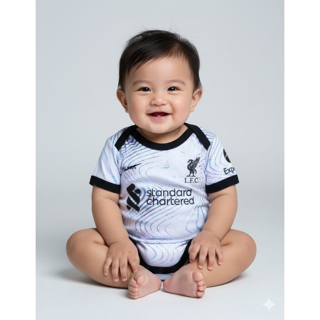Liverpool away baby jersey jumper