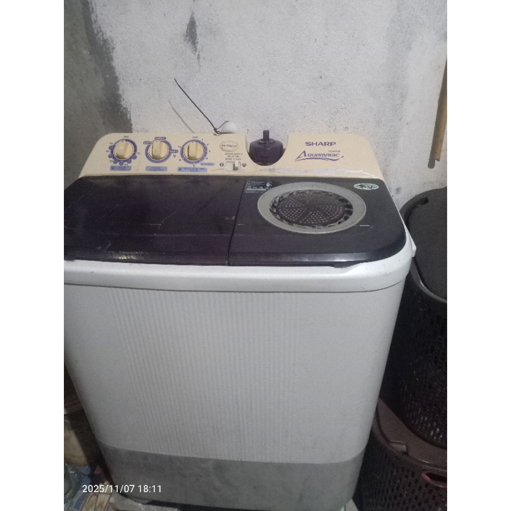 mesin cuci Sharp 2 tabung