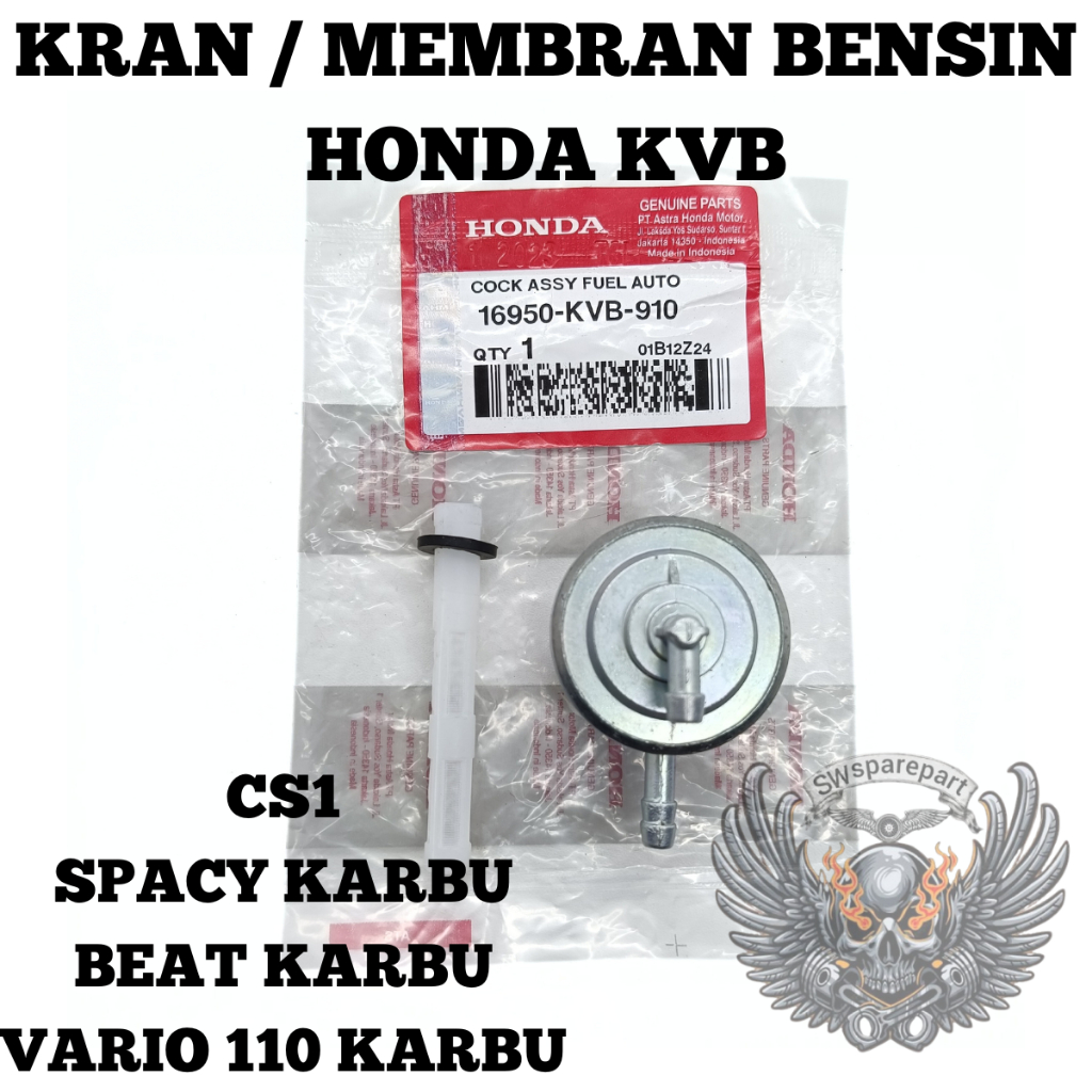 ORIGINAL ( 100% ) MEMBRAN KRAN BENSIN HONDA KVB CS1 SPACY KARBU BEAT KARBU VARIO 110 KARBU KUALITAS 