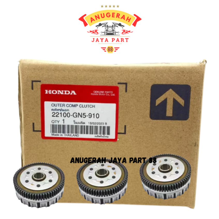 Outer Comp Clutch 22110-GN5-910 - Rumah Kopling Honda