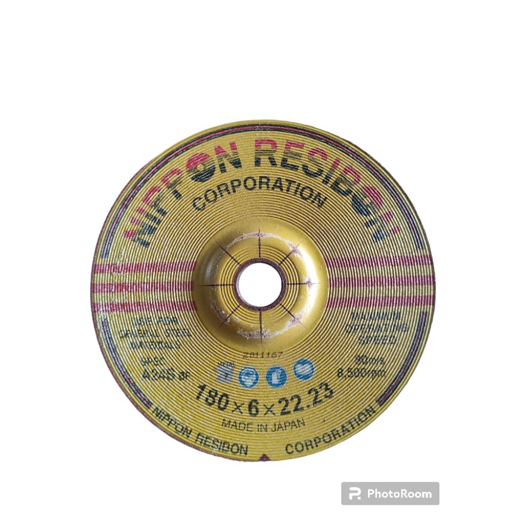 NIPPON RESIBON BATU GERINDA POLES TEBAL 6"