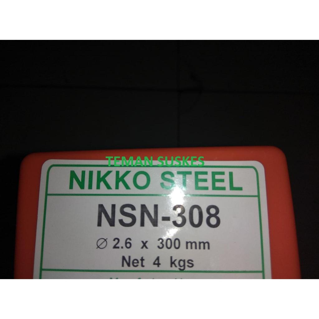 Kawat Las Nikko Steel NSN308 2.6 mm / Welding Electrode NSN-308 2.6mm