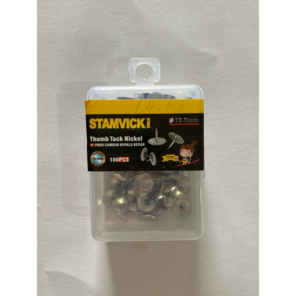 stamvick / paku gambar kepala besar / paku payung kecil