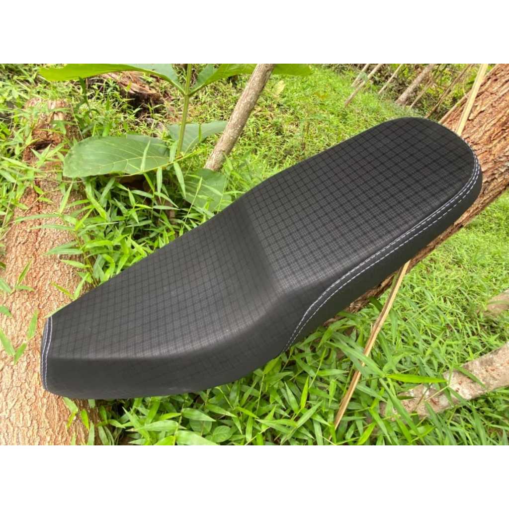 Jok Supra X 125, Supra Kph, Supra Batman KULIT AMPLAS atau MBTECH VARIASI KARBON 4D Ukuran 10cm Anti