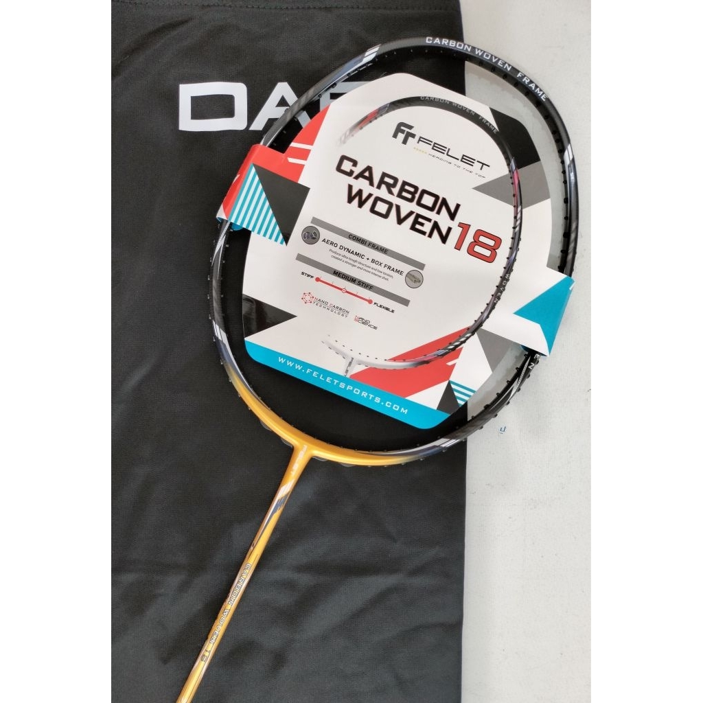 Raket Badminton Felet Carbon Woven 18