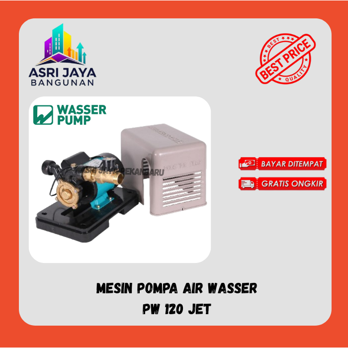 Mesin Pompa Air Pump Wasser PW 120 JET Pompa Air Semi Jetpump
