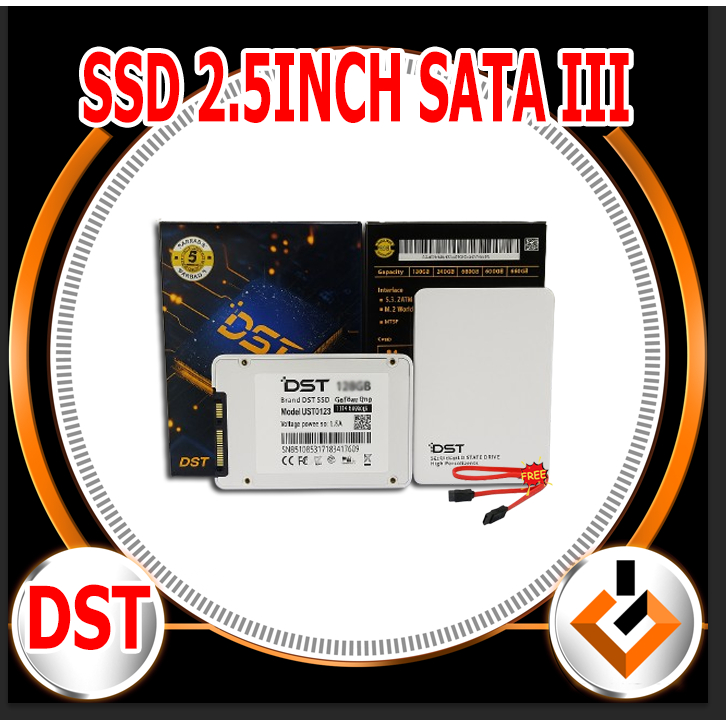 SSD DST / UNIX SATA III 2.5INCH 128GB / 256GB / 512GB / 1TB NEW