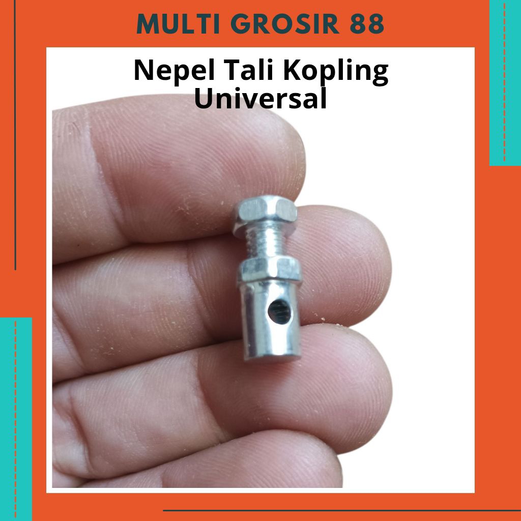 MG88 3 Pcs Nepel Kopling Universal Pengikat Kabel Tali Kopling All Motor Baut Nipel Kawat Kopling Ke