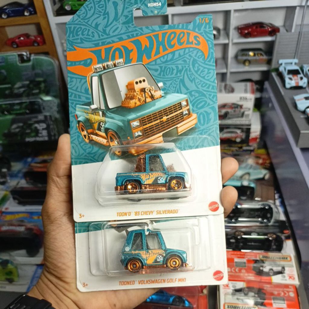 hotwheels tooned chevy&vw