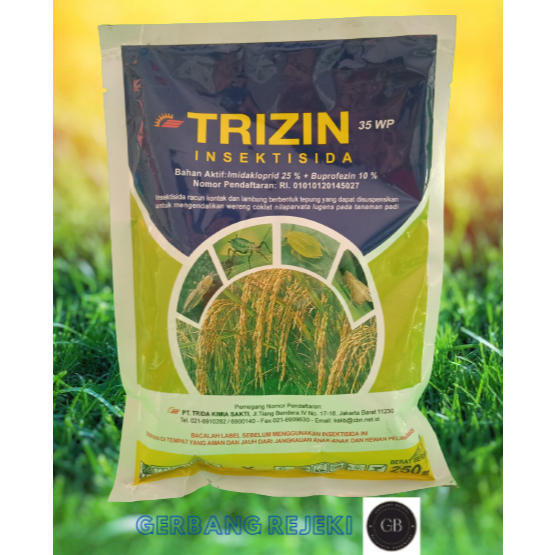 Trizin 35 WP Insektisida Padi Wereng Coklat 250gr