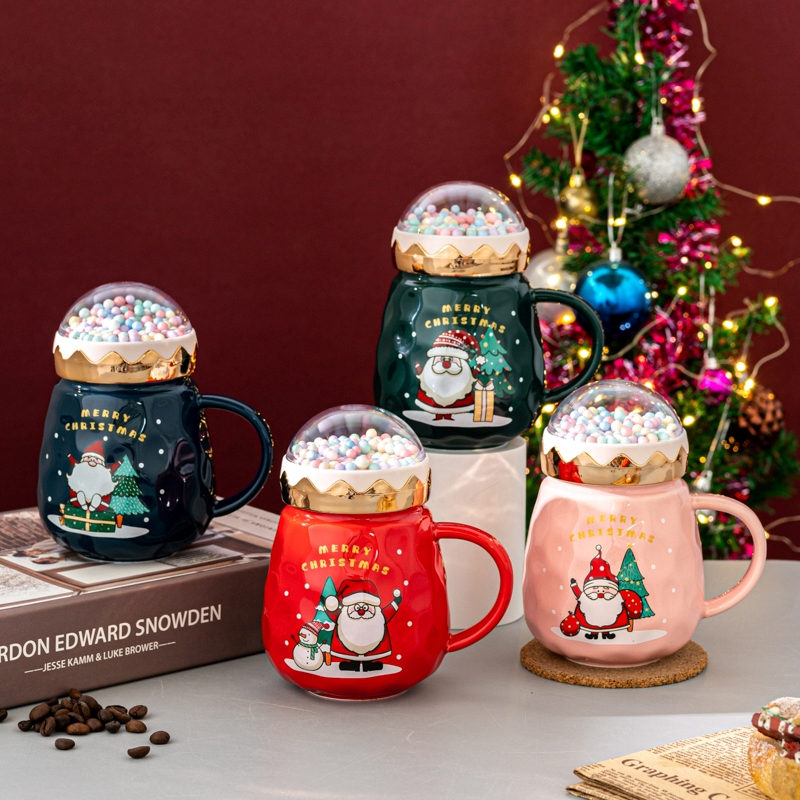 Hampers Mug Natal Keramik / Hampers Natal Christmas Mug Natal  / Gift Box Mug Set / New Year Chistma