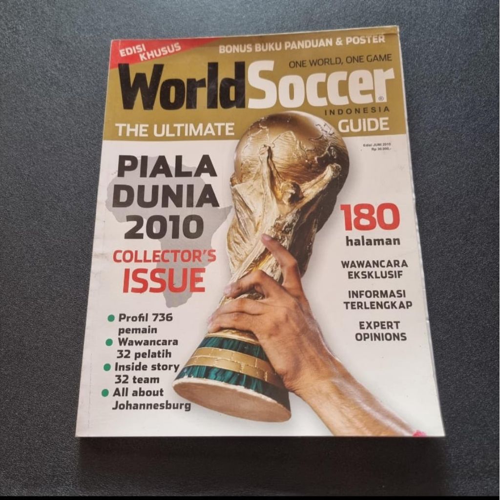 Majalah BOLA WORLD SOCCER - Piala Dunia 2010