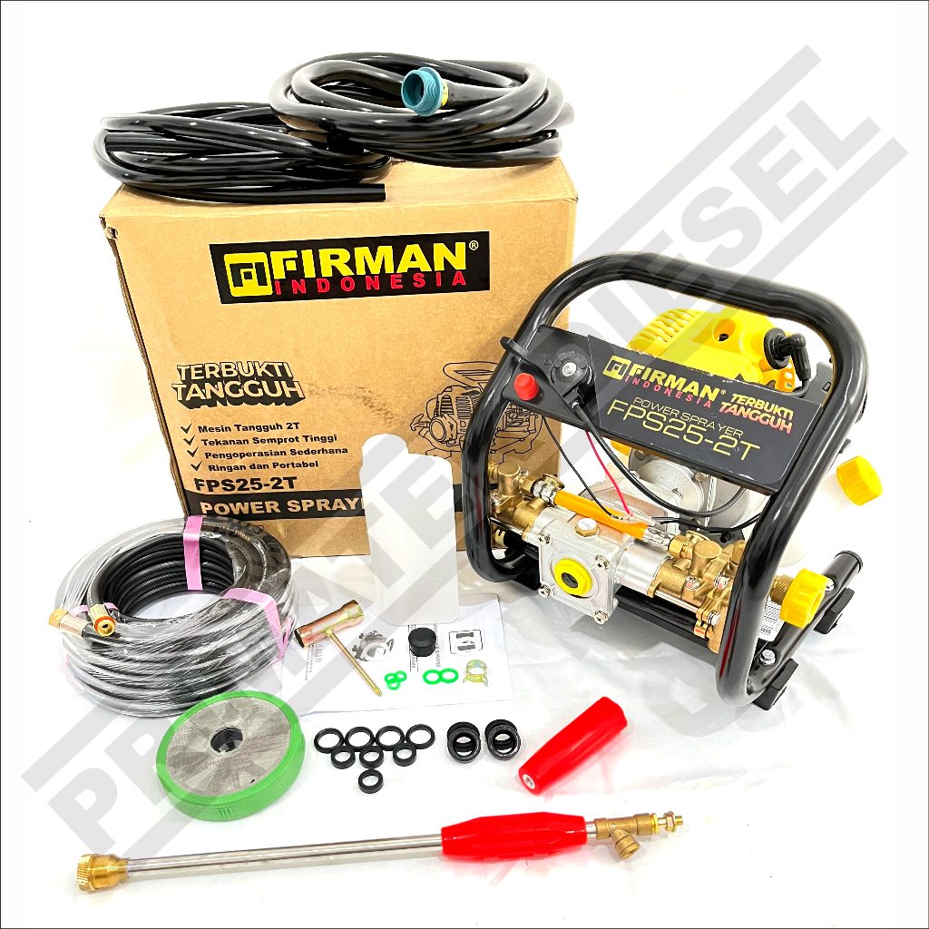 (FIRMAN) Mesin Power Sprayer Portable FIRMAN FPS25-2T FPS25-4T / Power Sprayer Pompa Air Steam Setim