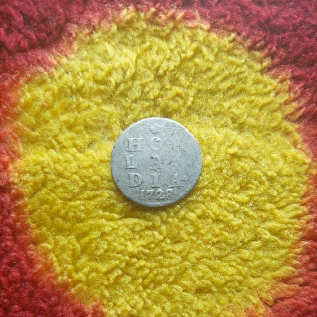 koin perak belanda holandia tahun 1728