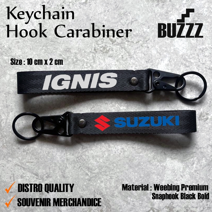 KUNCI IGNIS - KARABINER SUZUKI IGNIS  - GANTUNGAN KUNCI SUZUKI IGNIS - PENGAIT CANTOLAN IGNIS