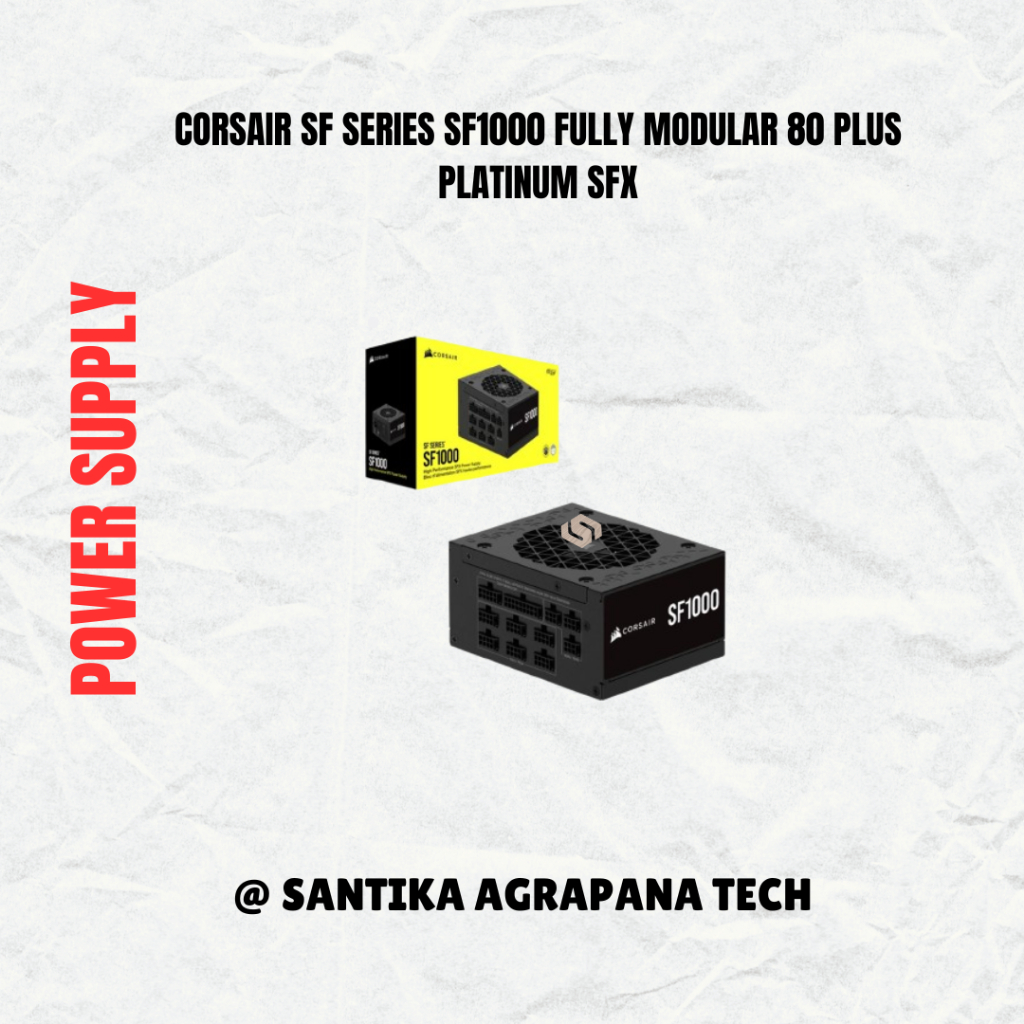 Corsair SF Series SF1000 Fully Modular 80 PLUS Platinum SFX Power Supply