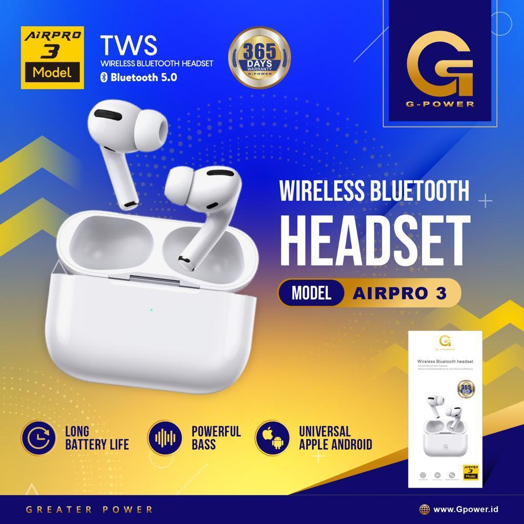 Earphone Tws AirPro G-Power Bluetooth