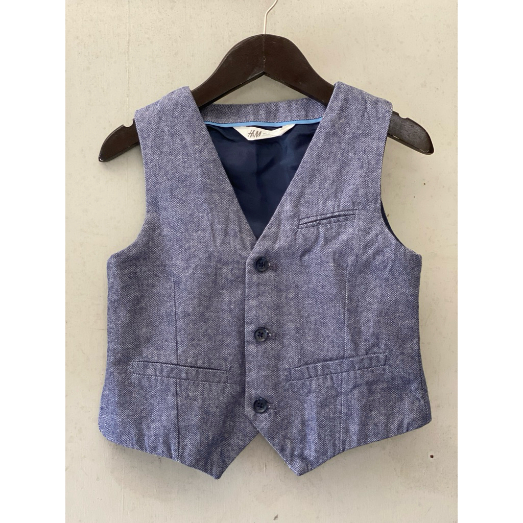 PRELOVED PL vest rompi katun formal anak cowok laki branded Hnm Size 120 5T 6T 7T