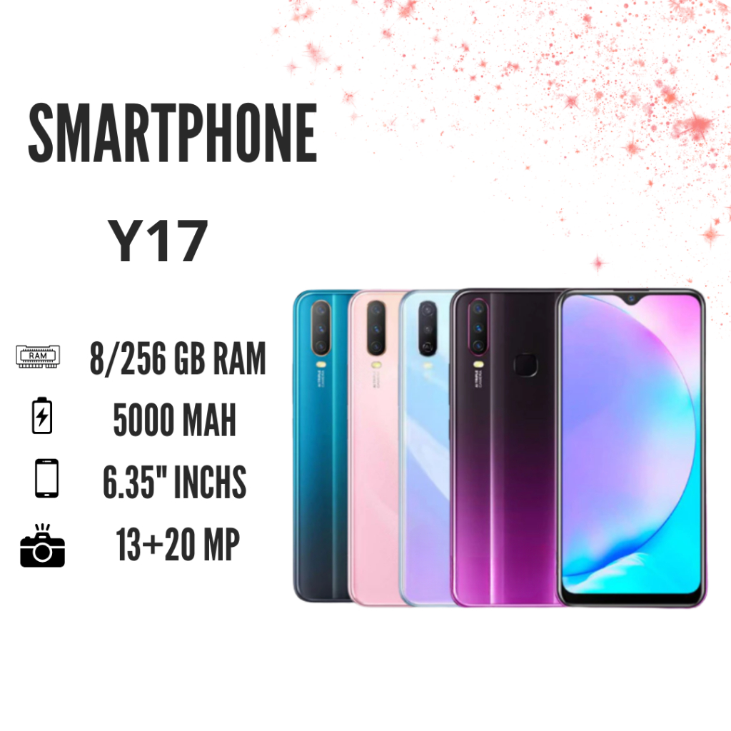HP SMARTPHONE VIVO Y17 RAM 8/256GB GARANSI 12 BULAN - GRATIS ONGKIR