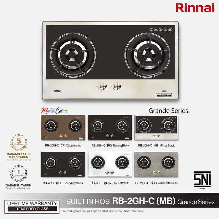 Rinnai RB-2GH-C (MB) Mirror Black RB2GHCMB RB 2GH C MB 2GHC MB