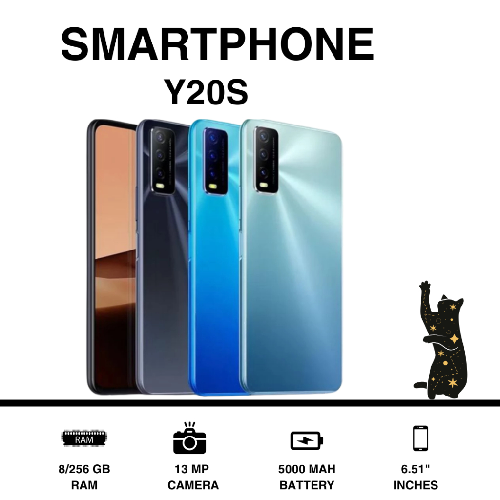 HP VIVO Y20S G RAM 8/256GB FULLSET BERGARANSI 1 TAHUN TERMURAH