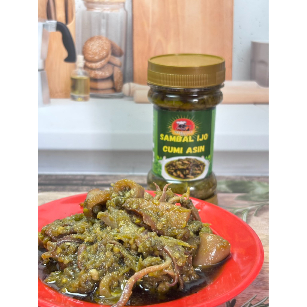 Sambal ijo cumi Pecel lele dila