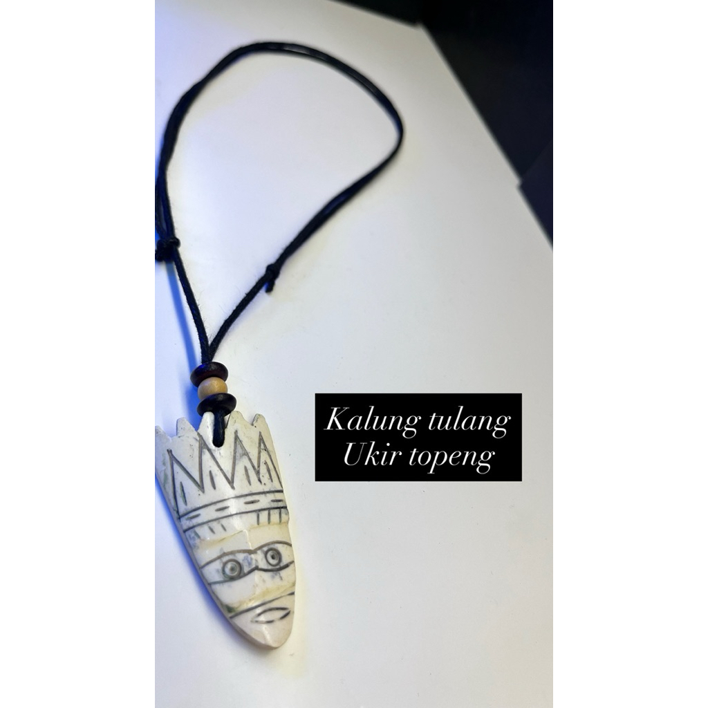 NEW produk -kalung ukir tulang