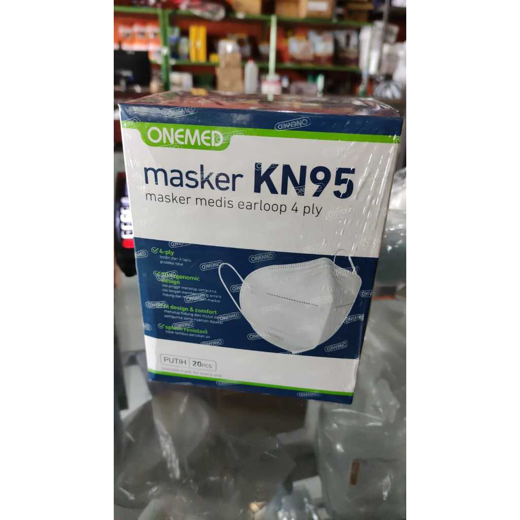 Masker Karet KN95 OneMed 4ply Masker KN95 Onemed Masker Medis